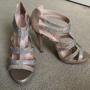 Cathy Jean sparkly heels